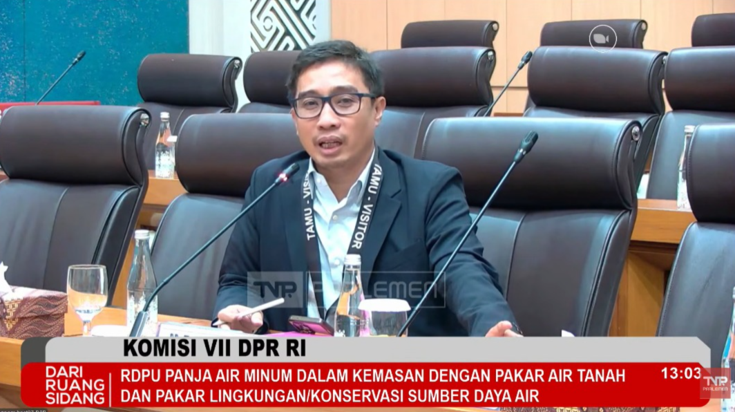 Pakar Hidrogeologi Usulkan ke Panja AMDK Komisi VII DPR Dibentuknya Lembaga Khusus Pengelolaan Air