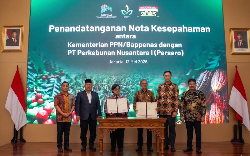 Menteri PPN/Bappenas: PTPN I (Persero) Domain Ketahanan Pangan dan Energi