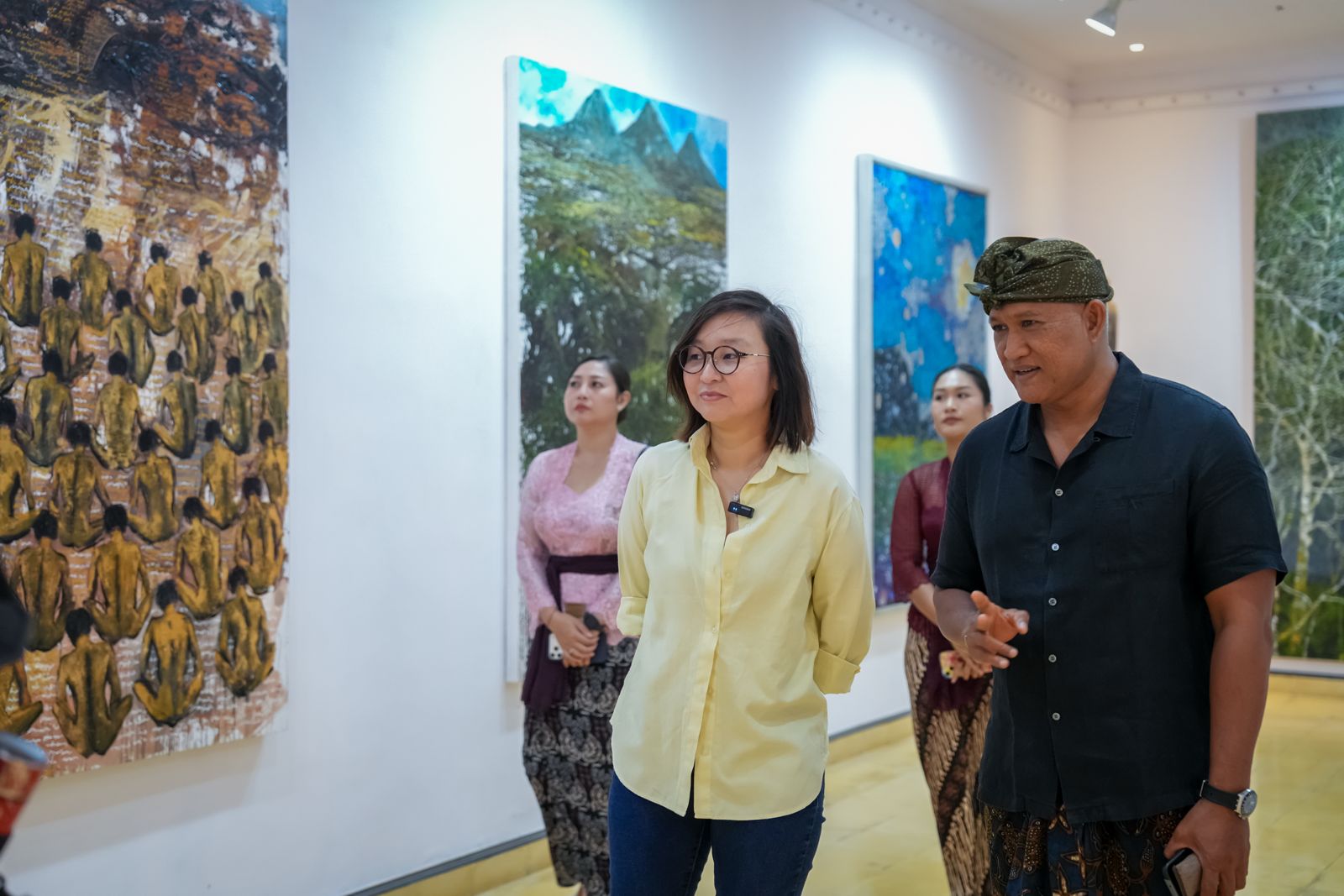 Wamen Ekraf Apresiasi Akulturasi Seni Kontemporer di Tonyraka Art Gallery