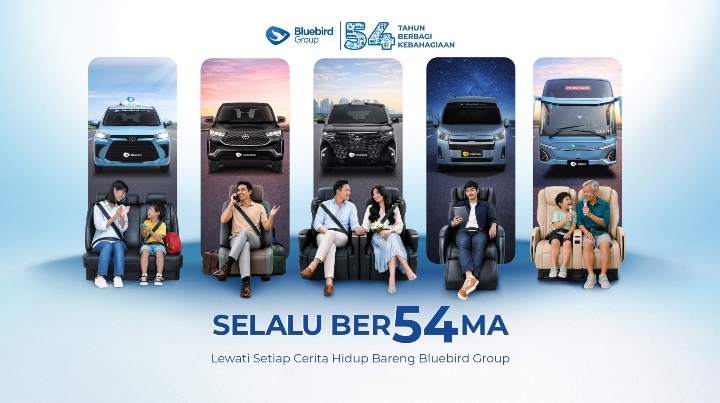 54 Tahun Tumbuh Bersama, Bluebird Group Hadir di Setiap Momen Perjalanan