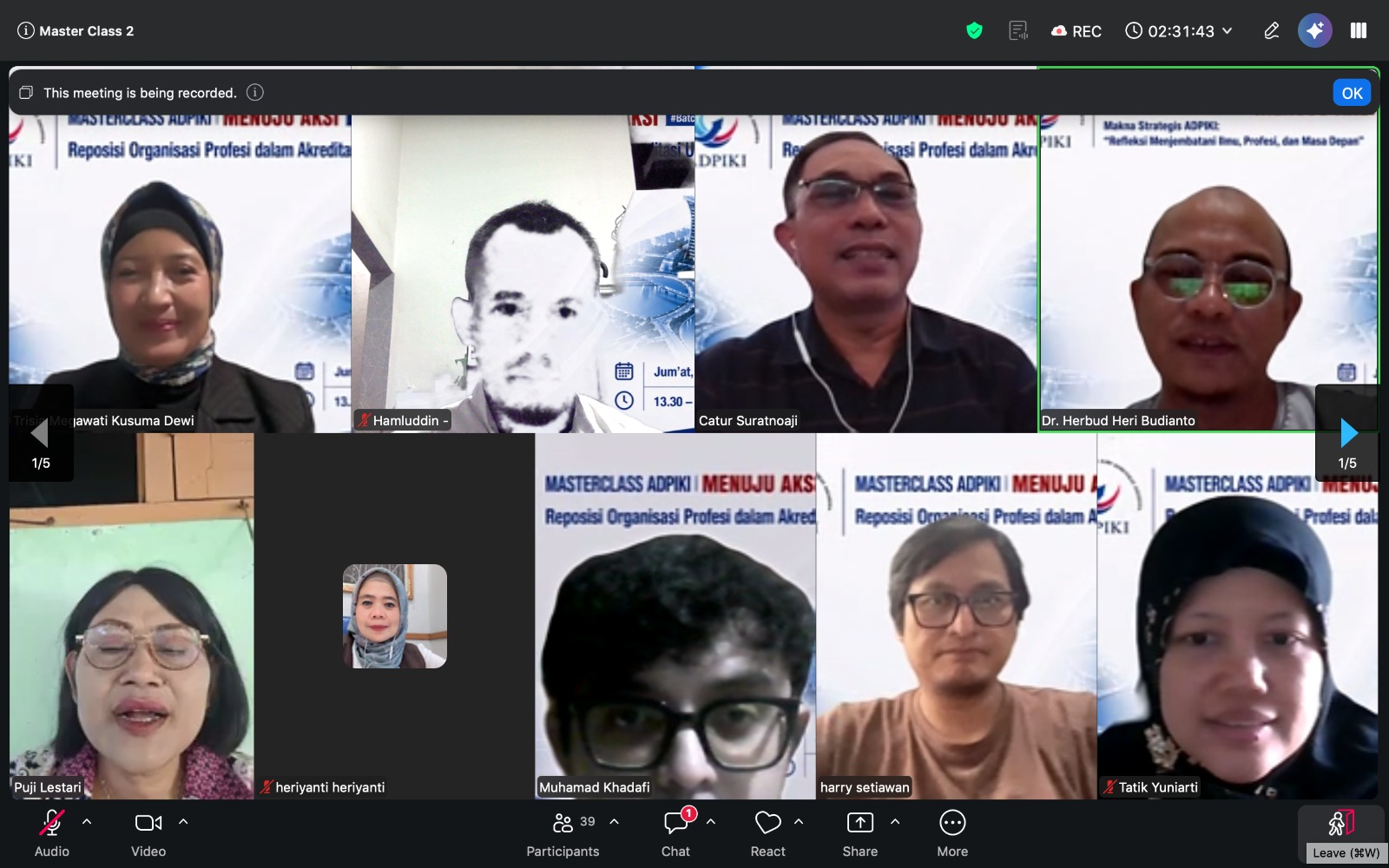 ADPIKI Tekankan Transformasi Organisasi Profesi dalam Forum Masterclass