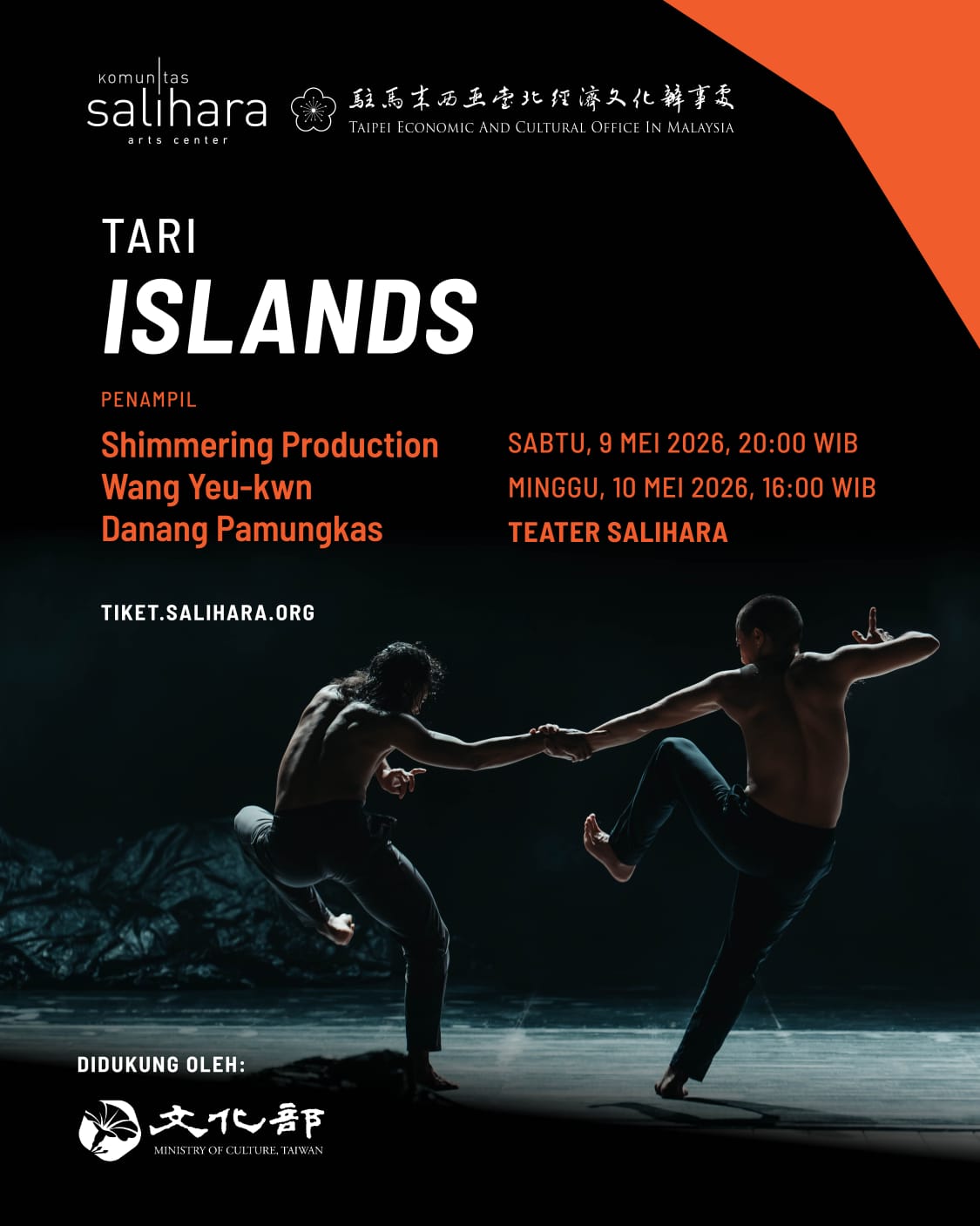 Komunitas Salihara Arts Center bersama Grup Tari Asal Taiwan Hadirkan “Islands” sebagai Dialog Tubuh dan Identitas