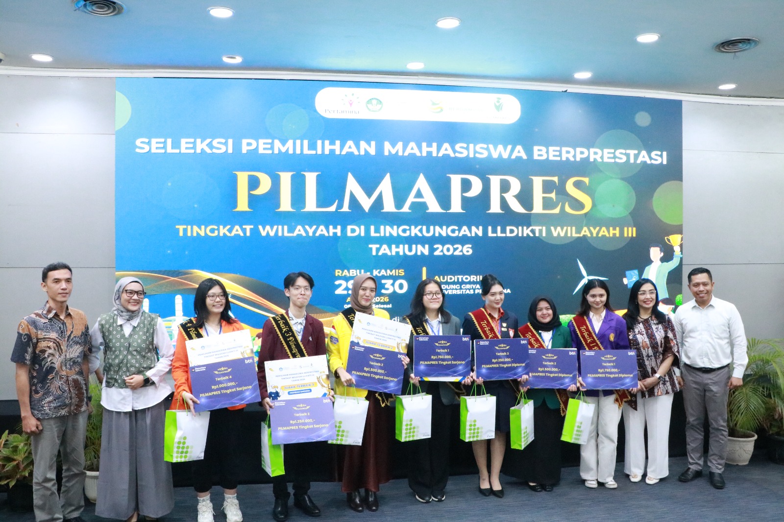 Ukir Prestasi, Hadirkan Dampak: Pilmapres Wilayah III Dorong Talenta Mahasiswa Unggul