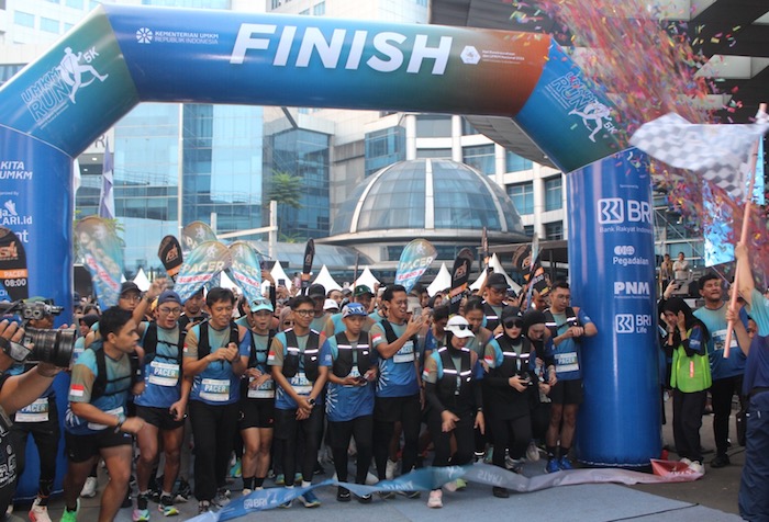BRI Life Dukung Kegiatan Kementerian UMKM Hadirkan Edukasi Proteksi di Event UMKM Fun Run 5K