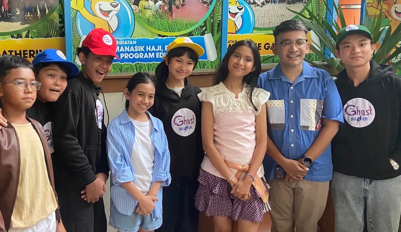 Ruben Onsu dan Quinn Salman Sambut Kehadiran Film Horor Ramah Anak ‘Ghost Buzzer’