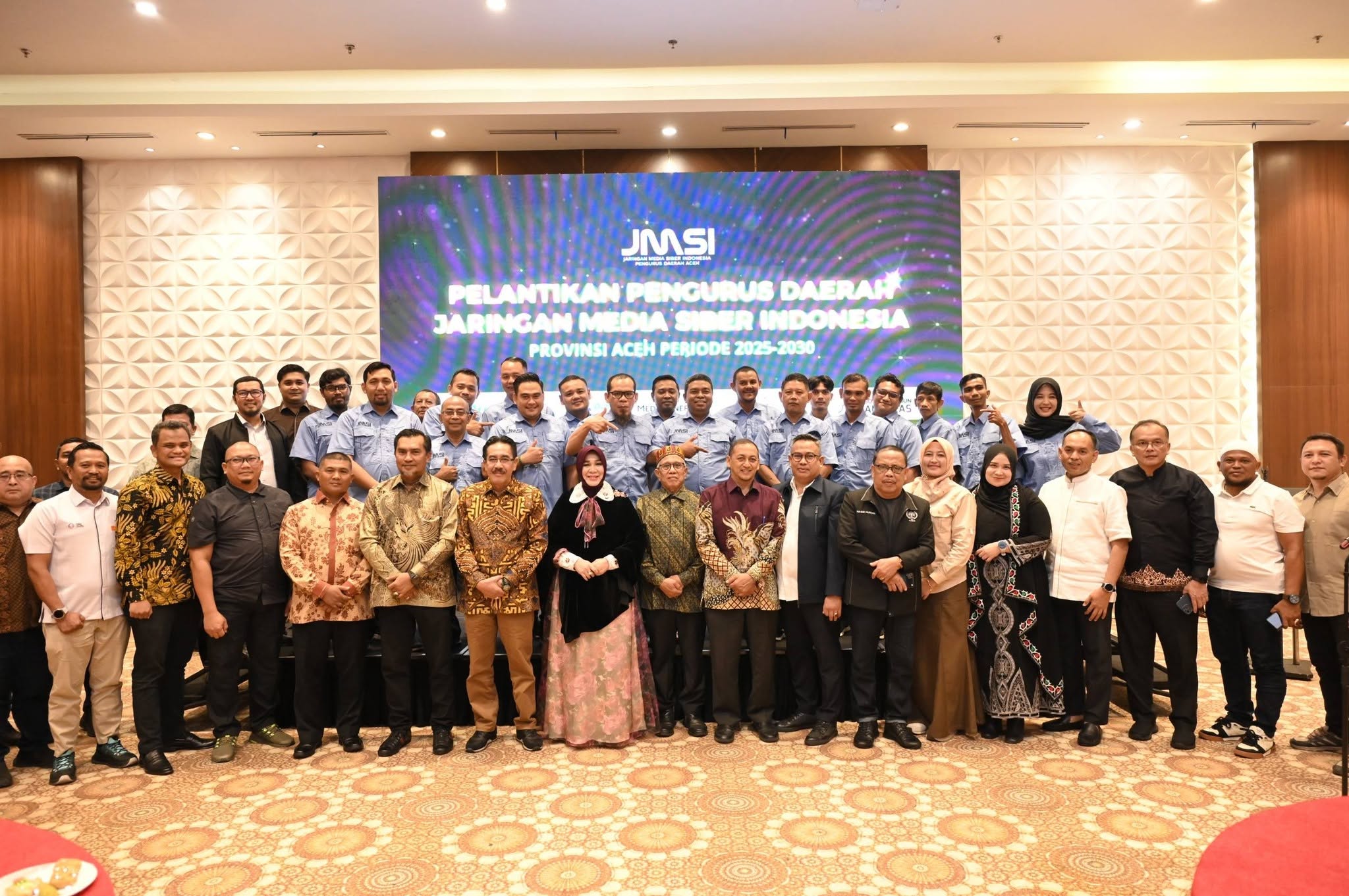 Ketua JMSI Aceh Dilantik, dari Satgas PRR Hingga Kepala Daerah Terima Penghargaan