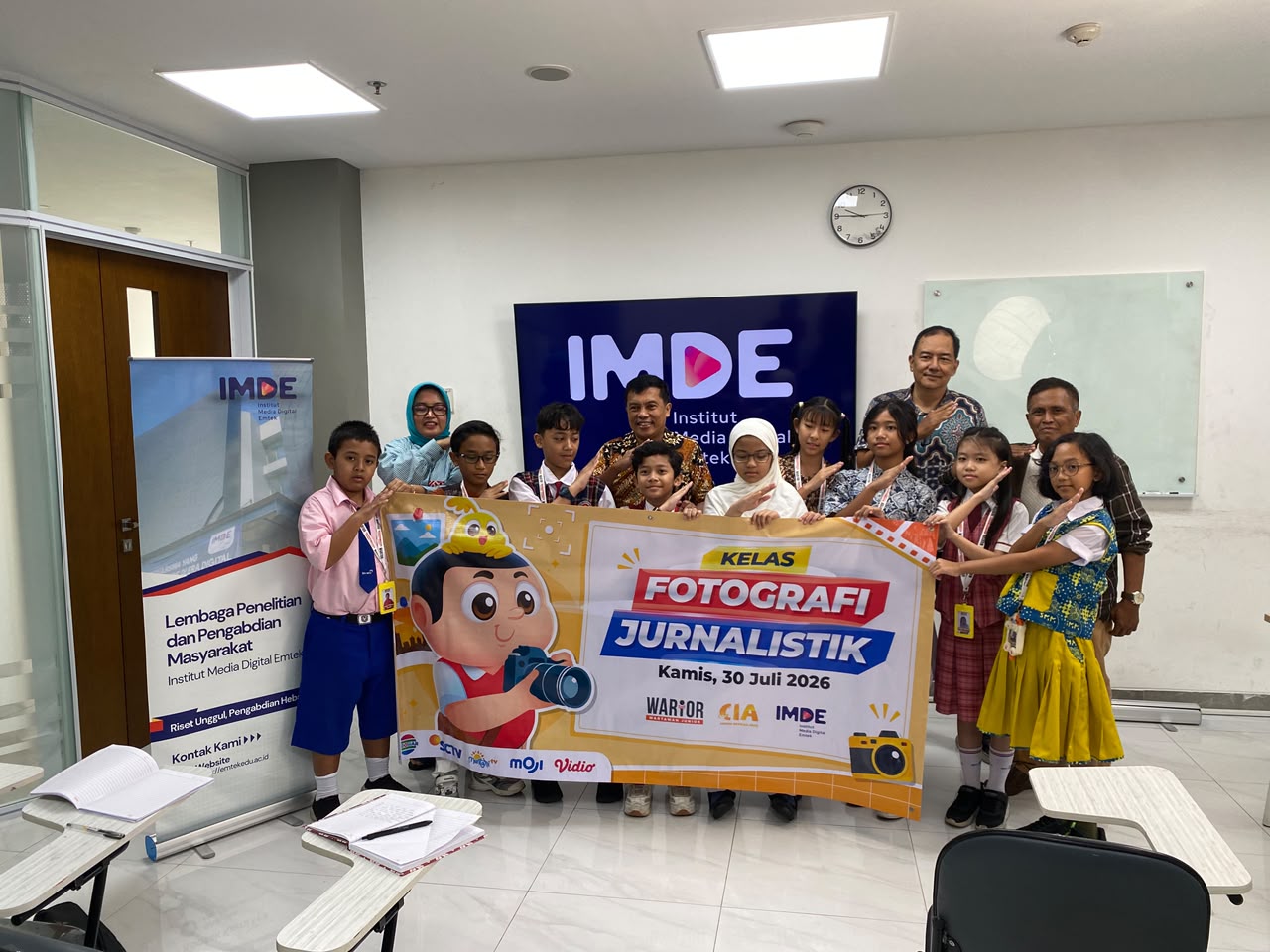 IMDE-Majalah CIA Kolaborasi Gelar Pelatihan Foto Jurnalistik bagi Wartawan Junior