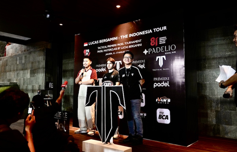 Tiga Hari Berharga Bersama Lucas Bergamini, Angkat Standard Padel Indonesia