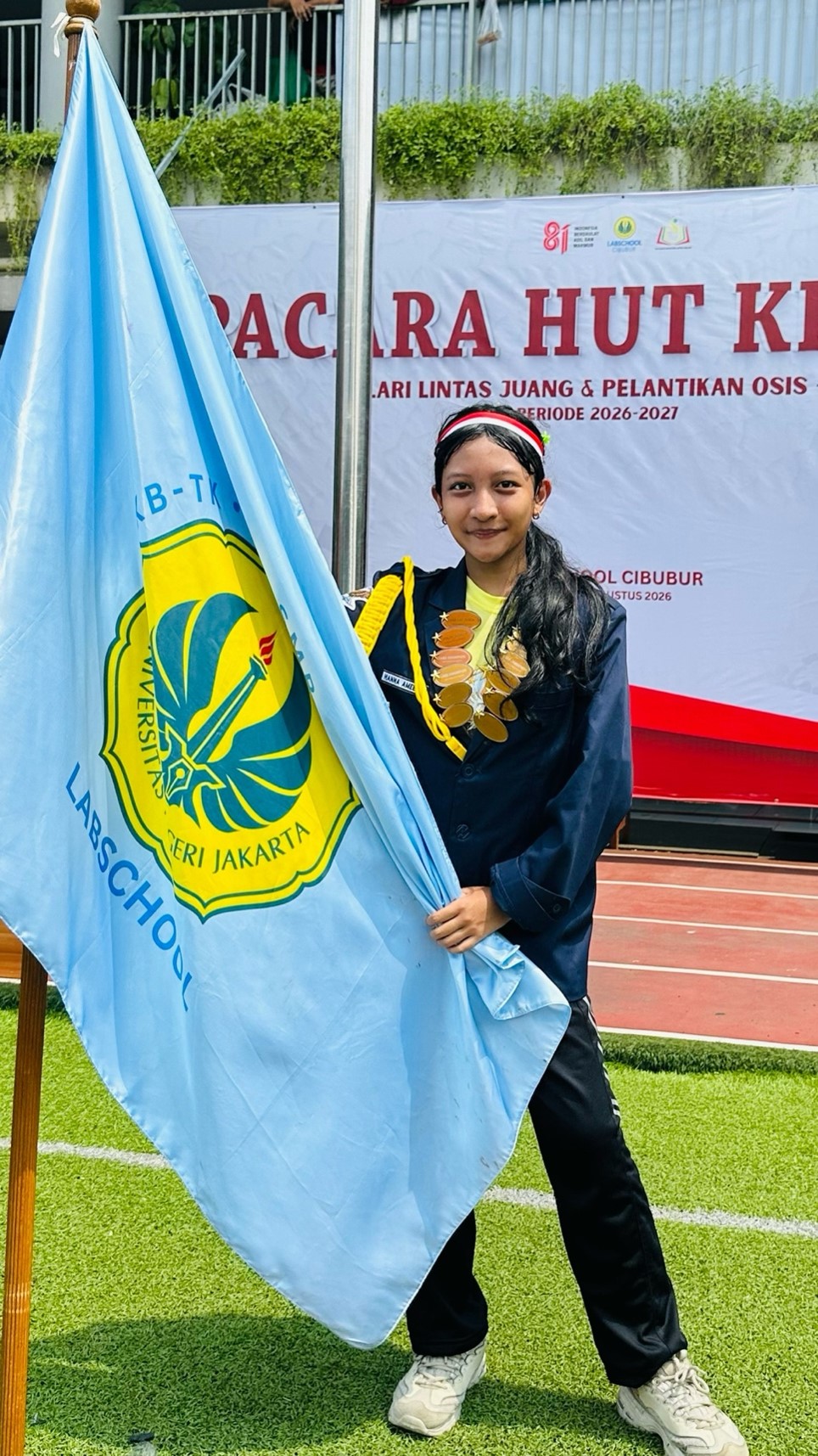 Terpilih Jadi Ketua Umum OSIS SMP Labschool Cibubur, Hanna Ameera: Kita Harus Berani Bermimpi dan Melangkan Lebih Jauh