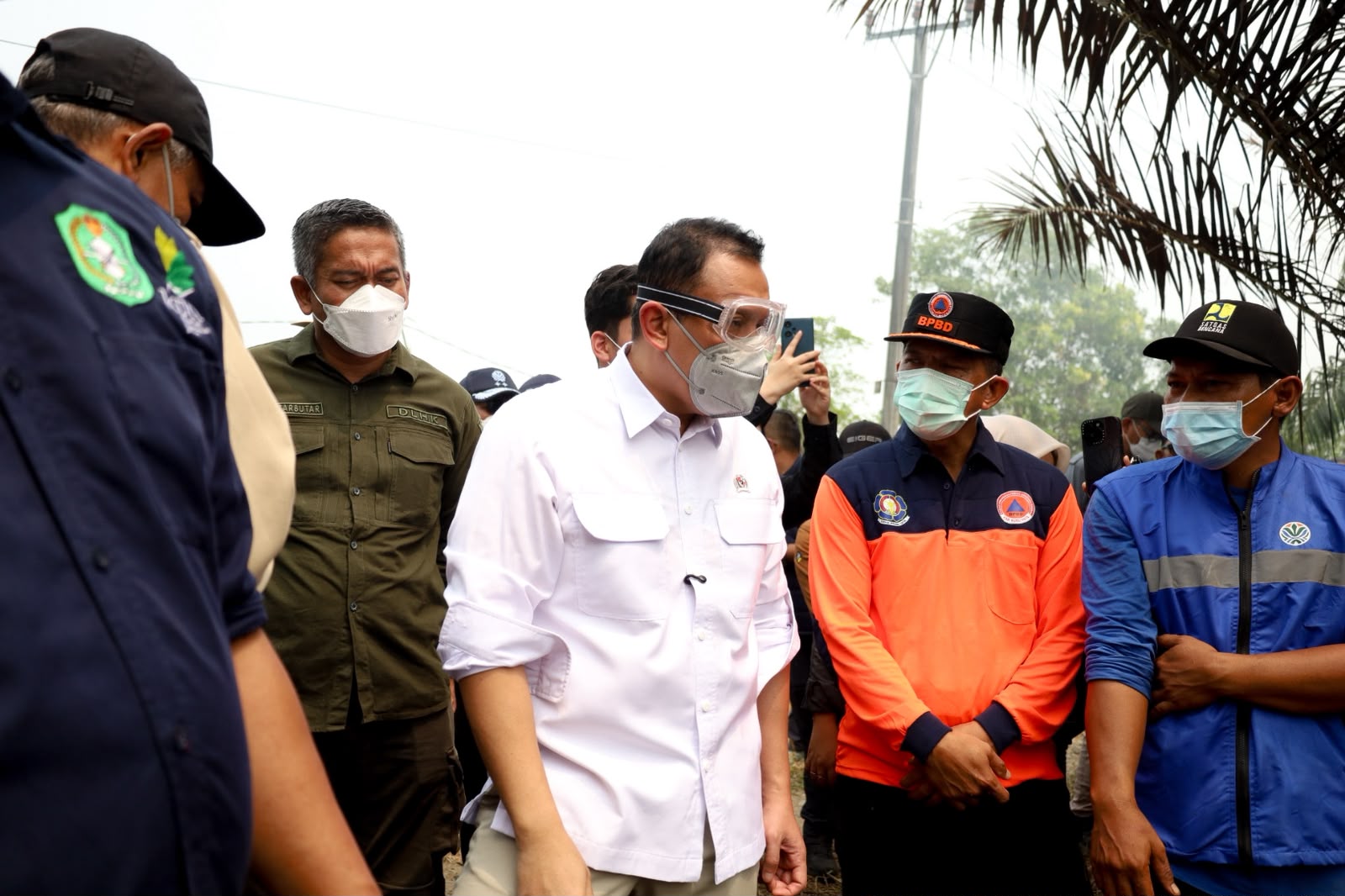 Wamen LH Diaz Hendropriyono Dorong Swasta Bangun Sekat Kanal Atasi Kebakaran Gambut di Kalbar