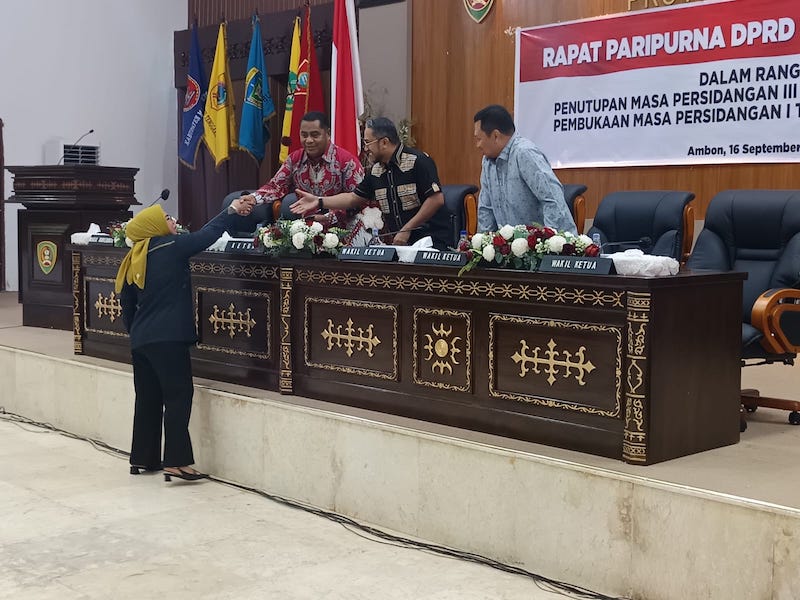 DPRD Provinsi Maluku Masuki Masa Persidangan I Tahun Sidang 2026-2027