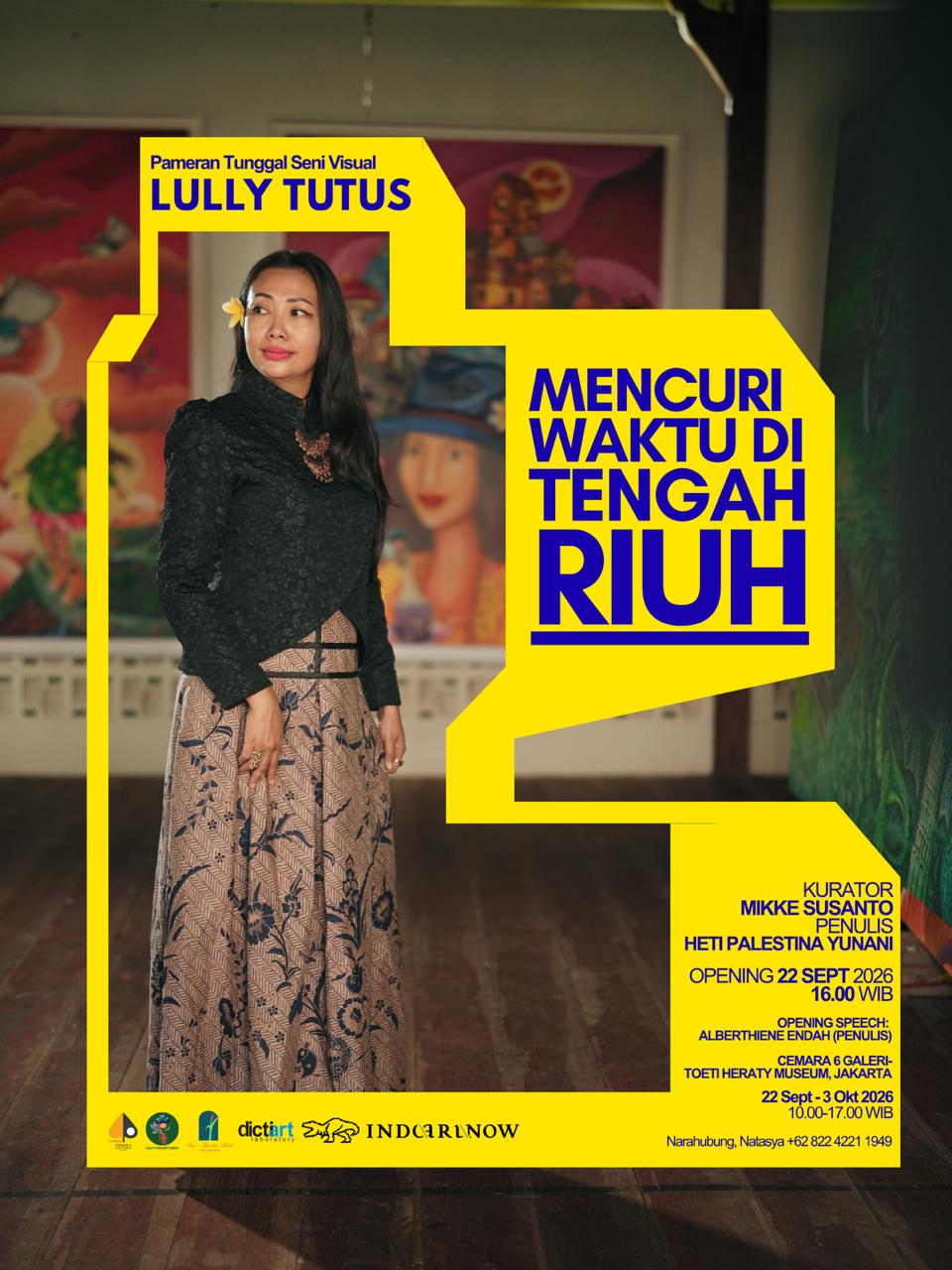 “Mencuri Waktu Di Tengah Riuh”: Pameran Tunggal Seni Visual Lully Tutus